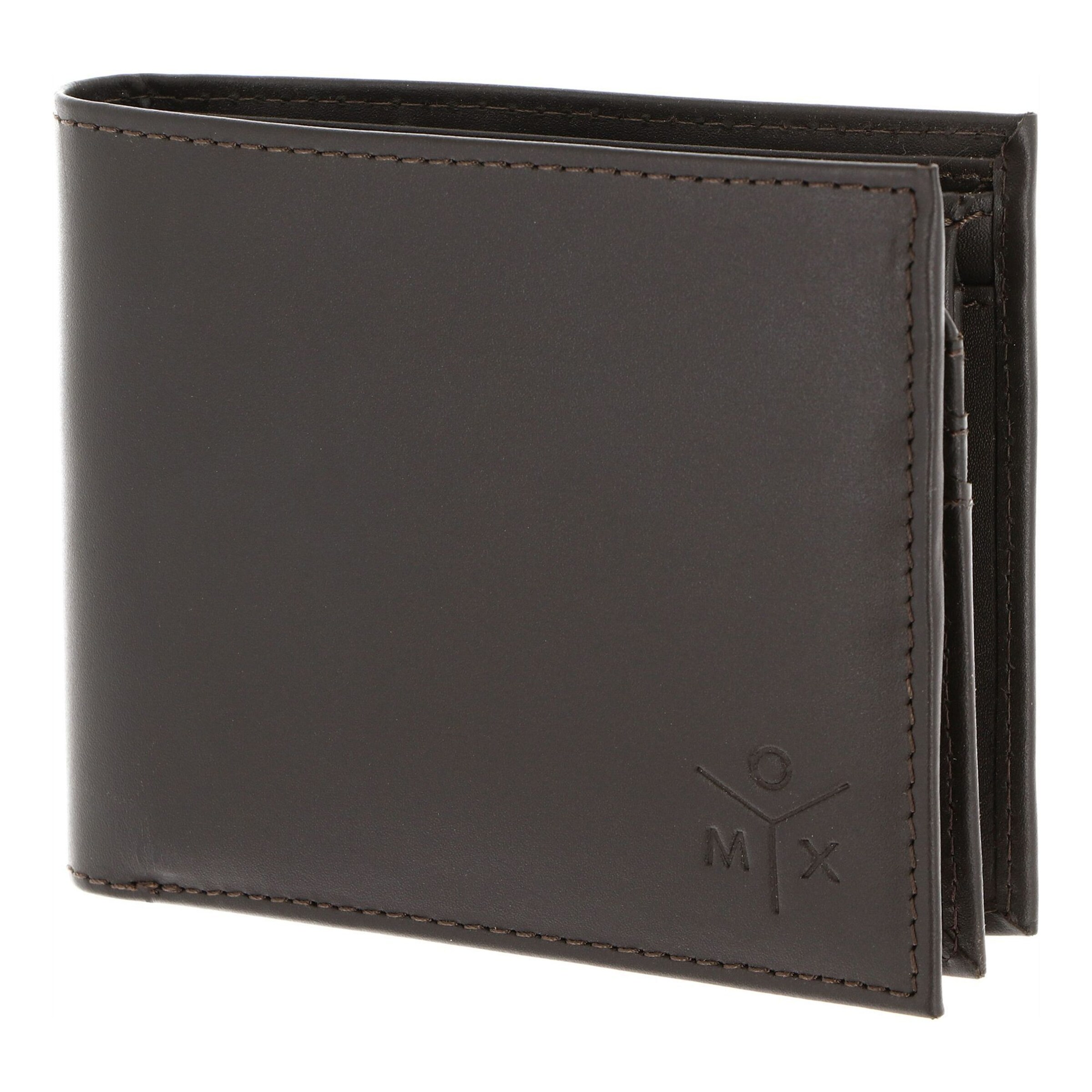 Porte-monnaies OXMOX en marron : devant