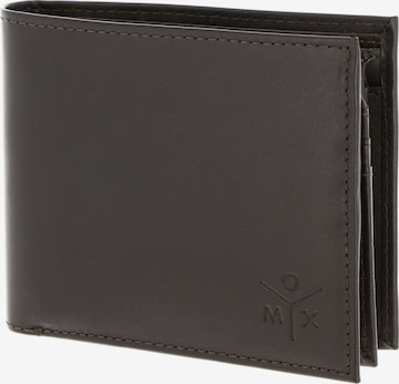 Porte-monnaies OXMOX en marron : devant