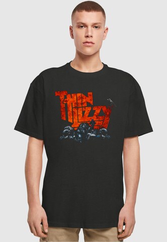 T-Shirt 'Thin Lizzy - Massacare' Merchcode en noir : devant