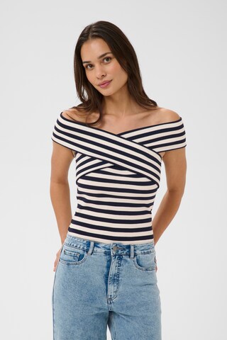 Kaffe - Camisa 'KACeleste' em branco: frente