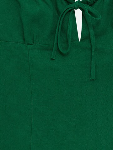 Pull&Bear Obleka | zelena barva