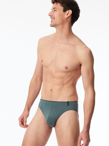 SCHIESSER - Braga ' Long Life Soft ' en verde: frente