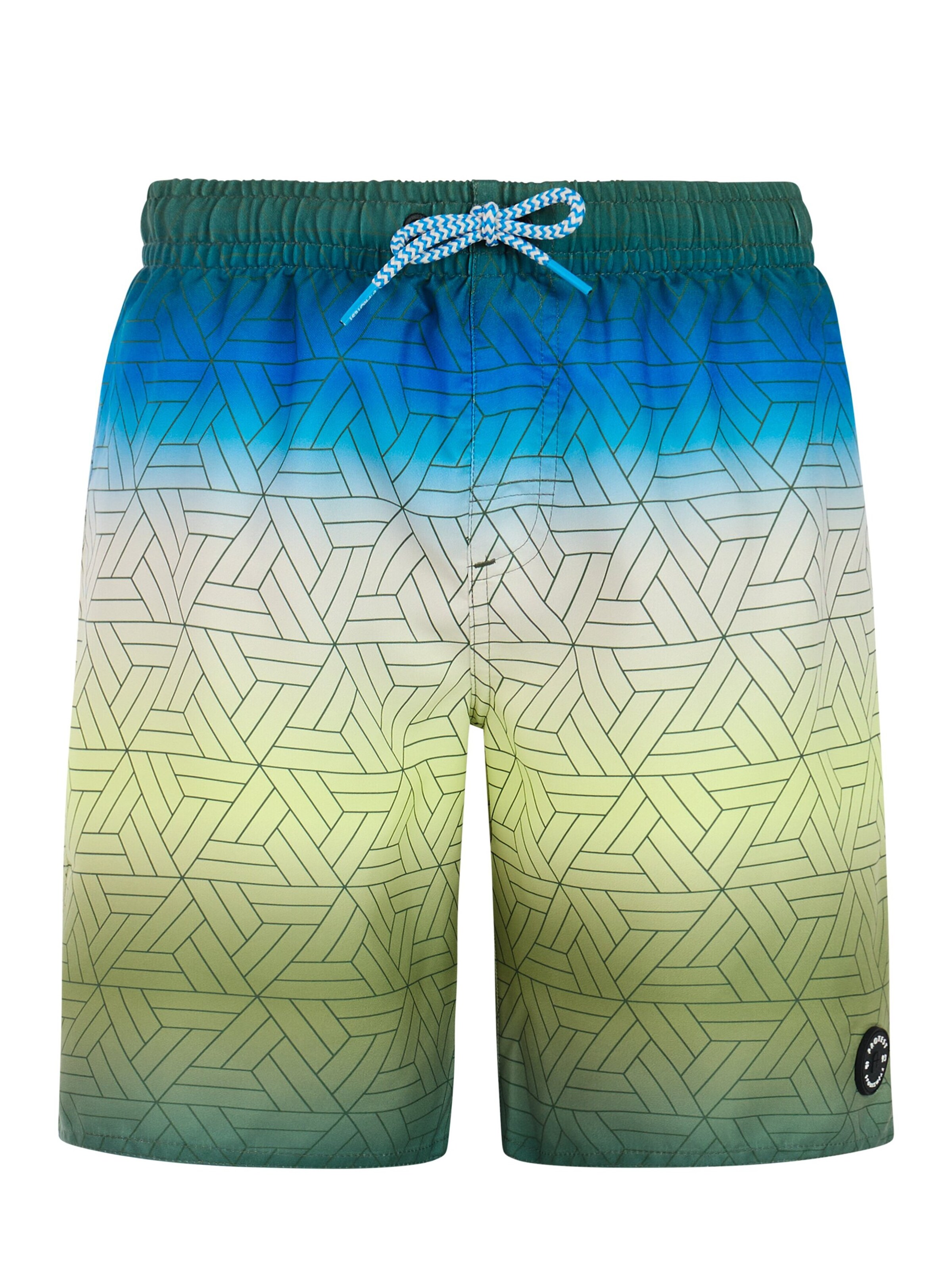 PROTEST Badeshorts 'PRTChopper JR'‌‌‌‌‌ in Grün: Vorderseite