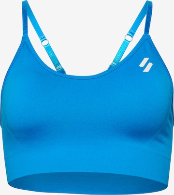 Superdry Sports Bra in Blue: front