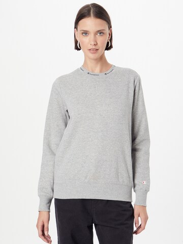 Champion Authentic Athletic Apparel Sweatshirt in Grijs: voorkant