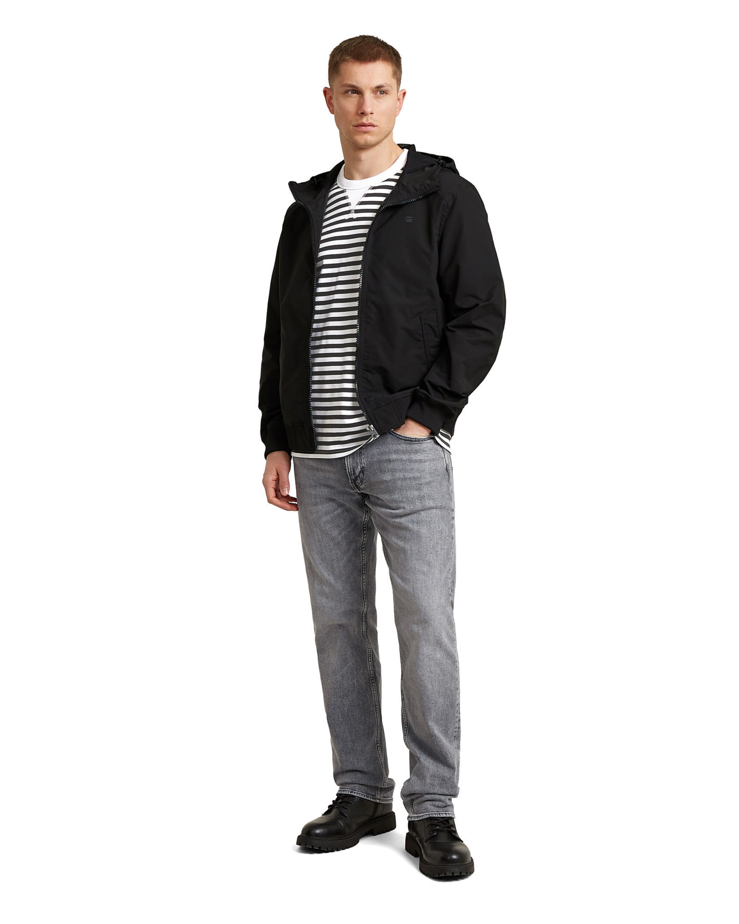 G-STAR Jackets-Jacket 'Track Hooded Jacket' in Schwarz