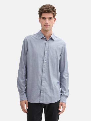 TOM TAILOR Regular Fit Hemd in Grau: Vorderseite