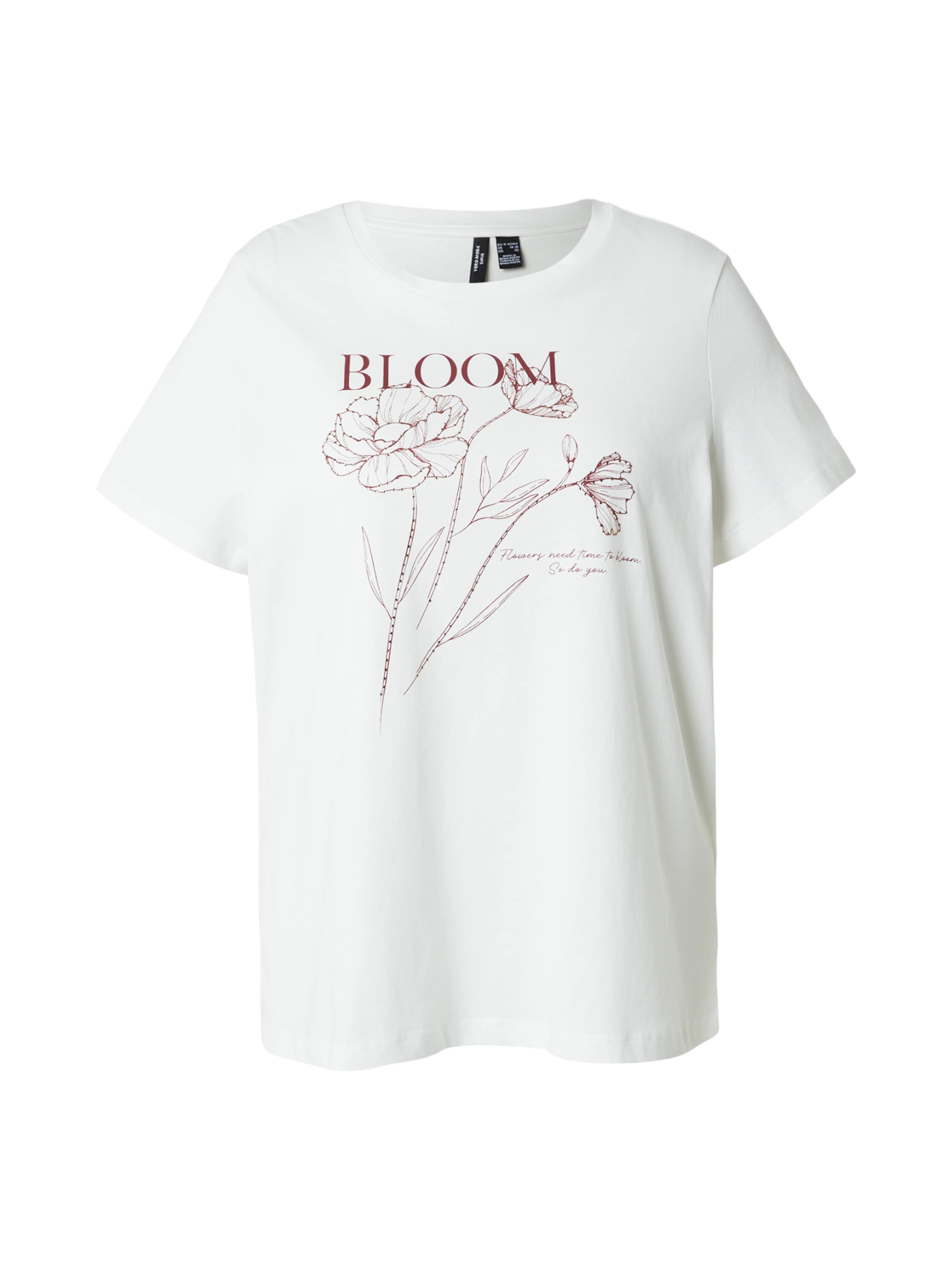 Vero Moda Curve T-Shirt 'VMCJILIADA' in Weiß: Vorderseite