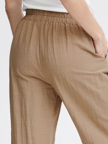 Fransa Loose fit Pants 'Eve' in Beige