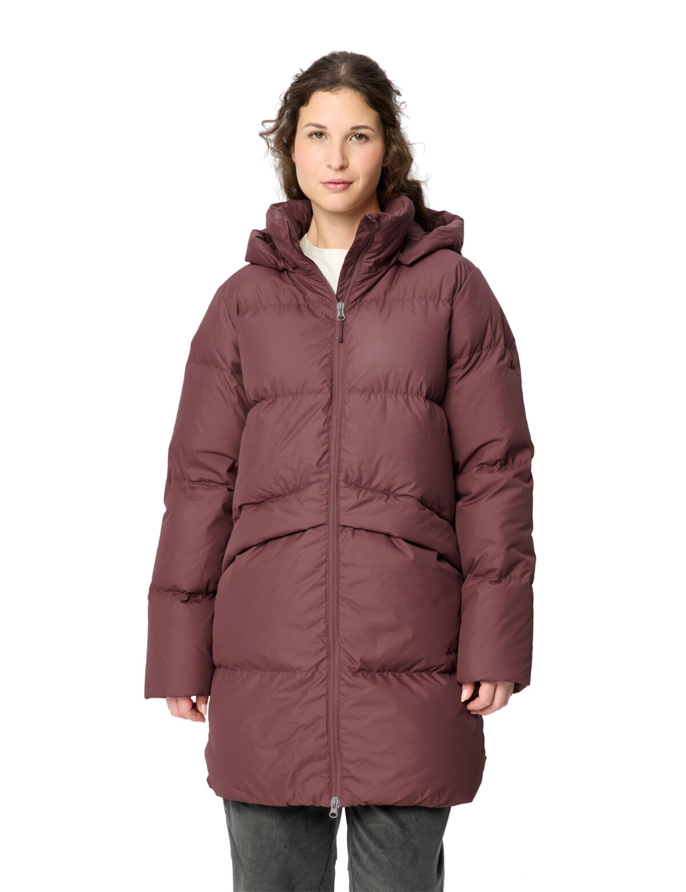 VAUDE Winter Coat 'Annecy II' in Red: front