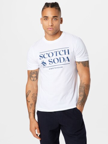 SCOTCH & SODA T-Shirt in Weiß: predná strana