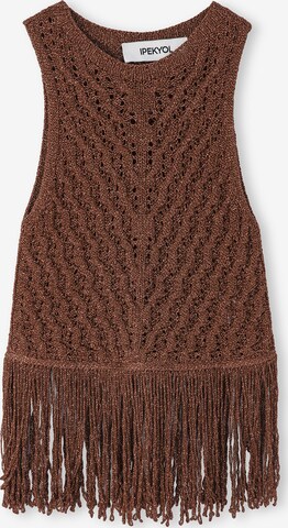 Ipekyol Knitted Top in Brown: front