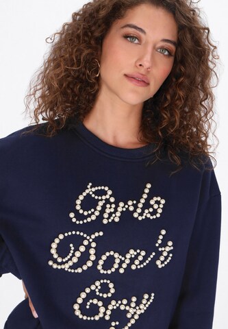 faina - Sudadera en azul