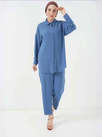 Bigdart - Calças de fato em azul: frente