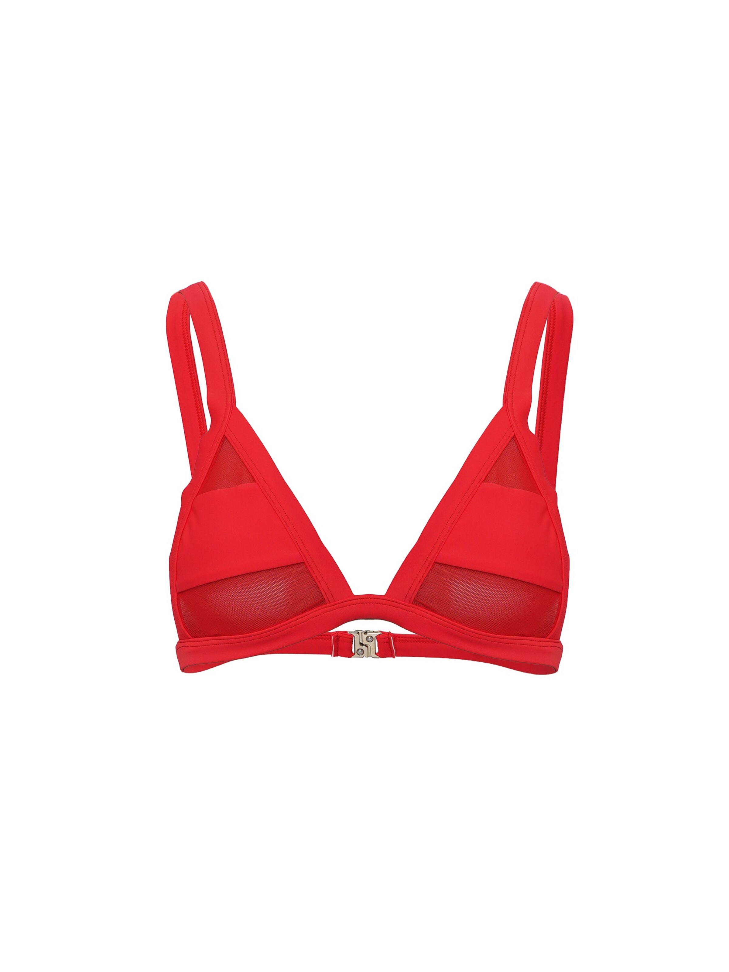 La Michaux Bustier Bikinitop 'FIERCE' in Rot: Vorderseite