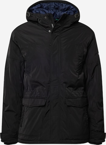 Petrol Industries Winter parka in Black: front