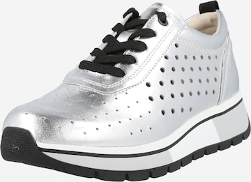 CAPRICE Sneakers in Silver: front