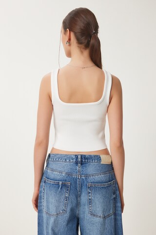 Tops en tricot Happiness İstanbul en noir