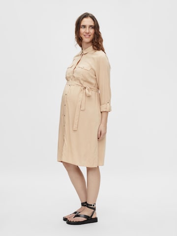 MAMALICIOUS Kleid 'Mercy' in Beige