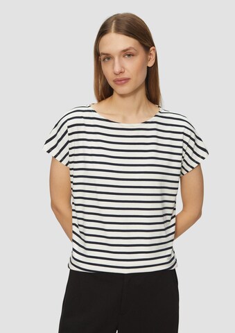 T-shirt s.Oliver en blanc : devant