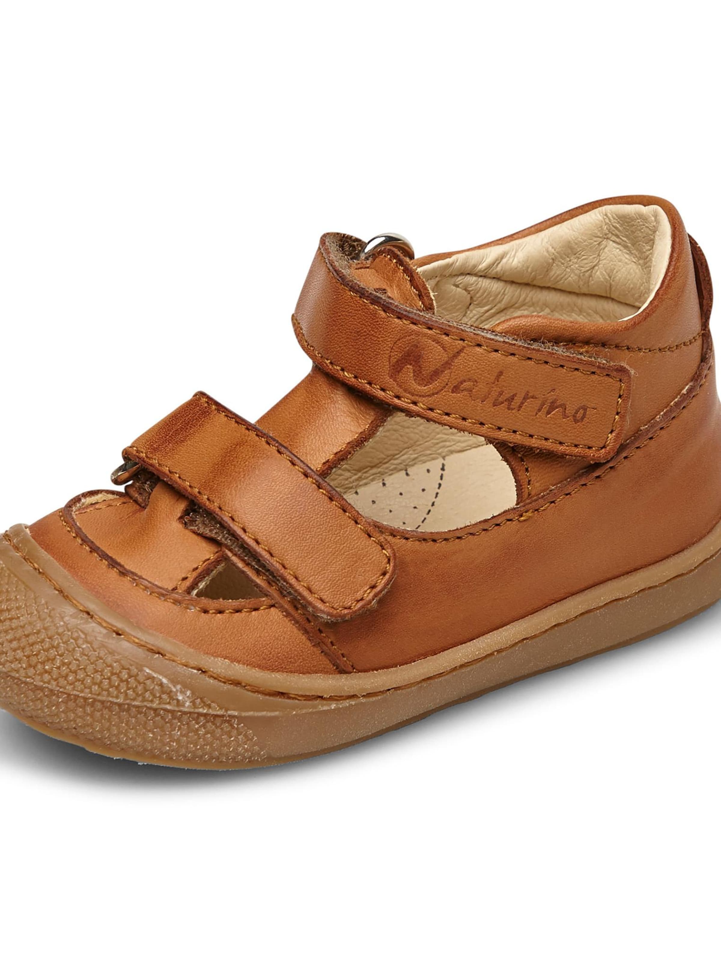 NATURINO Open shoes 'PUFFY' in Beige
