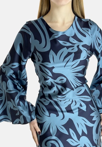 Elara Jurk 'Abaya' in Blauw