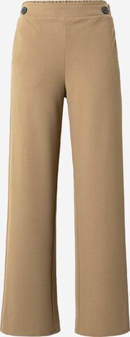 VERO MODA Wide leg Broek in Groen: voorkant