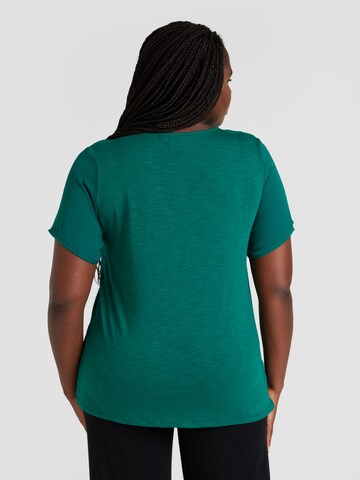 Bluză 'TILDE' de la ONLY Carmakoma pe verde