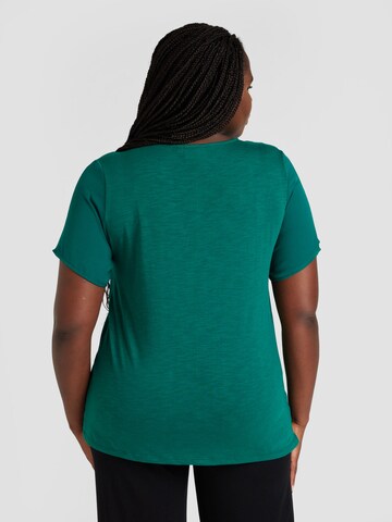 ONLY Carmakoma - Blusa 'TILDE' en verde