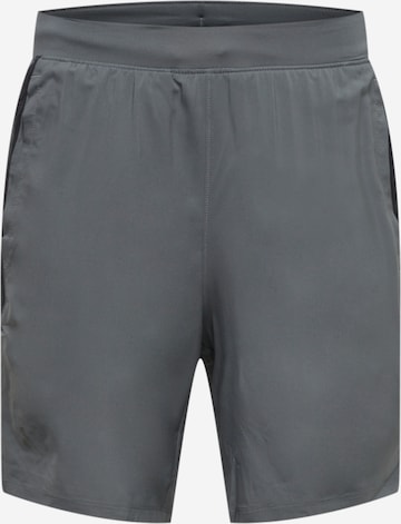 UNDER ARMOUR Sports trousers 'Launch' in Grey: front