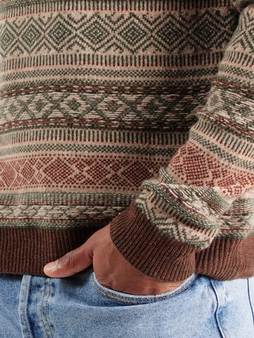 Hackett London Πουλόβερ 'FAIRISLE' σε πράσινο