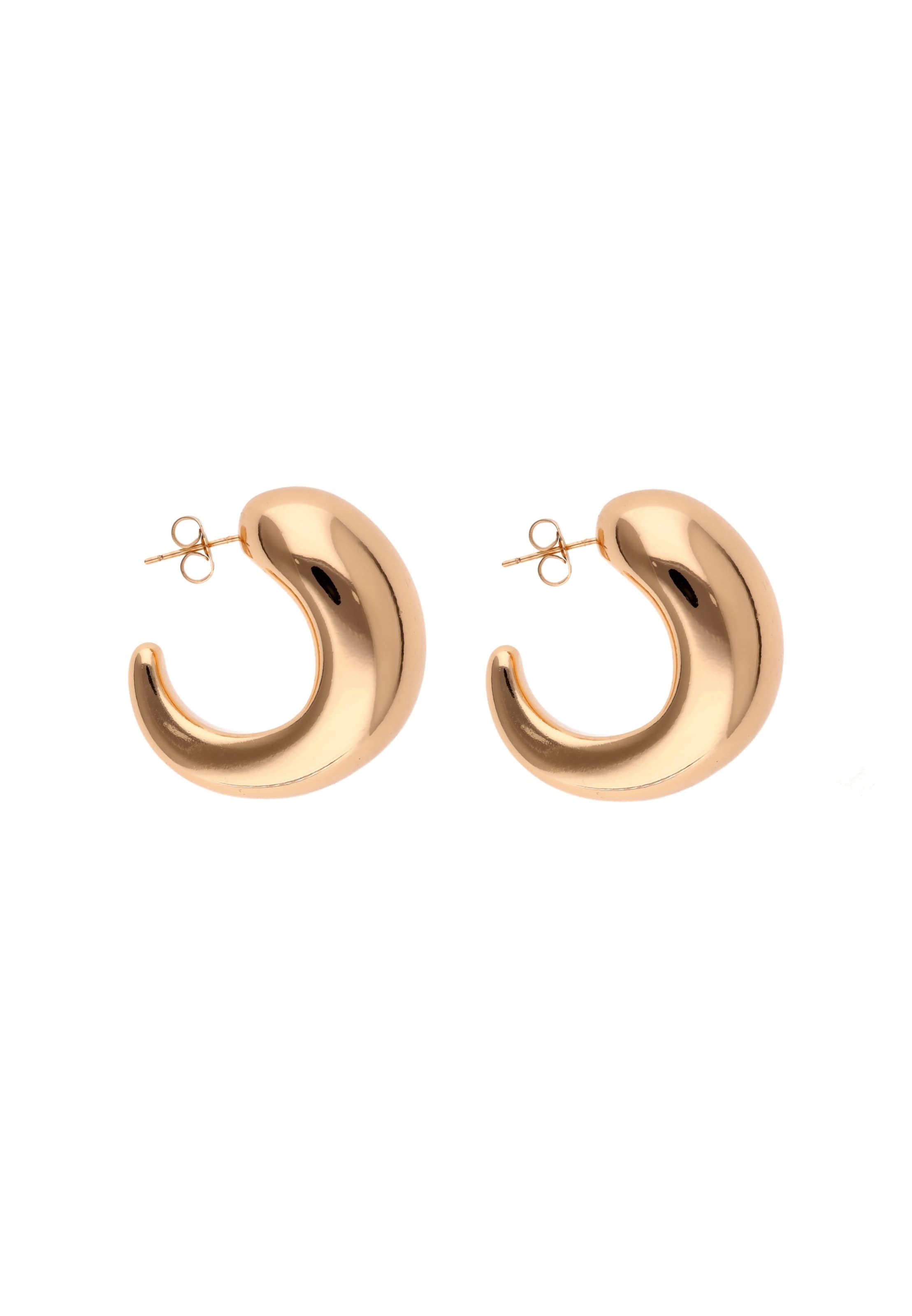 faina Earrings in Gold: front