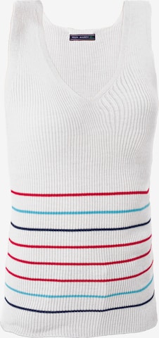 Felix Hardy - Top de malha em branco: frente