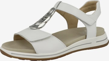 ARA Sandal 'Osaka' in White: front