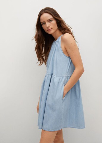 MANGO Summer Dress 'Candela' in Blue