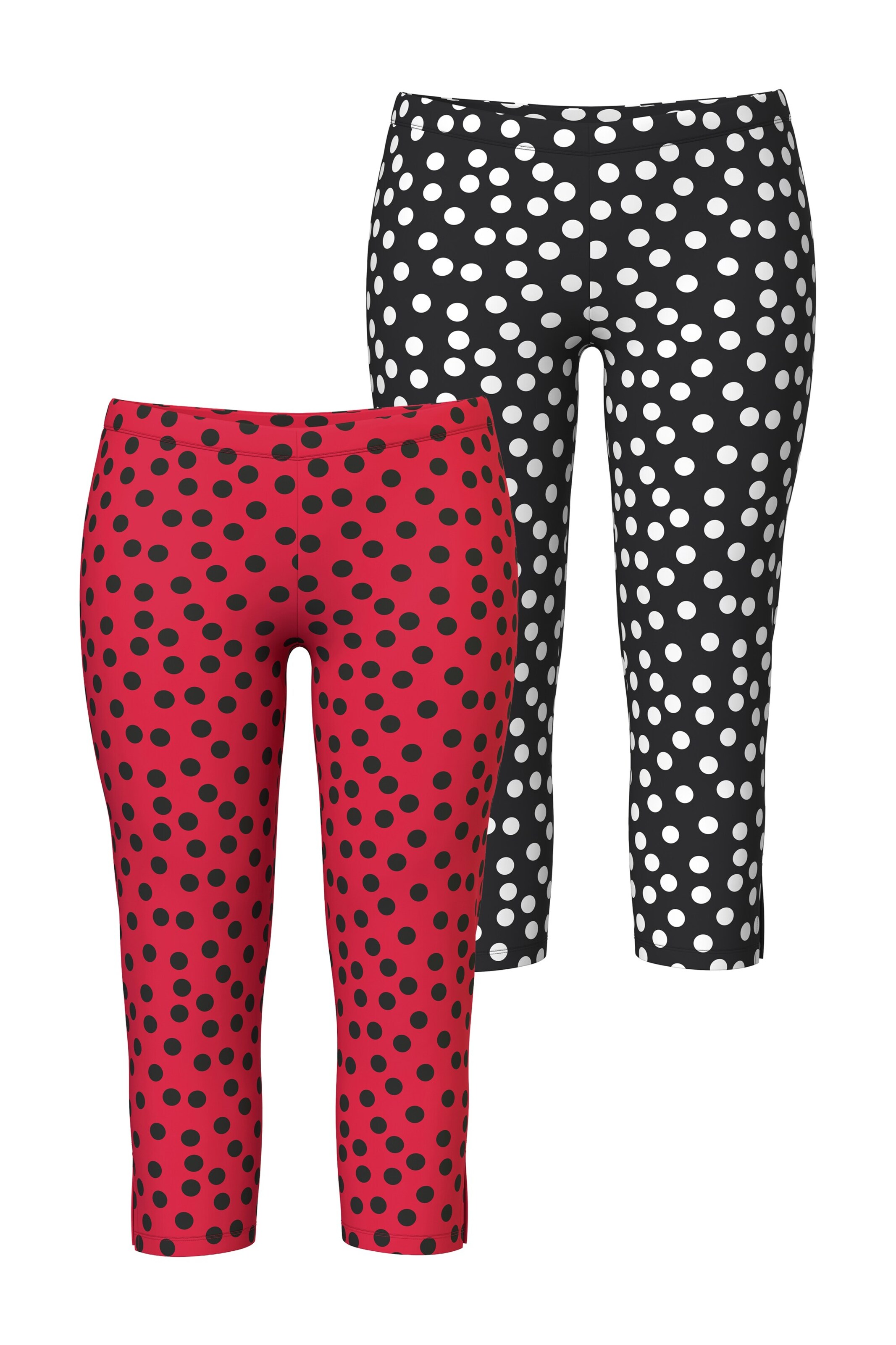 Ulla Popken Slimfit Hose 'Capri' in Mischfarben: Vorderseite