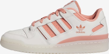 ADIDAS ORIGINALS Athletic Shoes 'Forum' in White: front