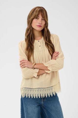 Chemisier 'CUBrenn' CULTURE en beige : devant