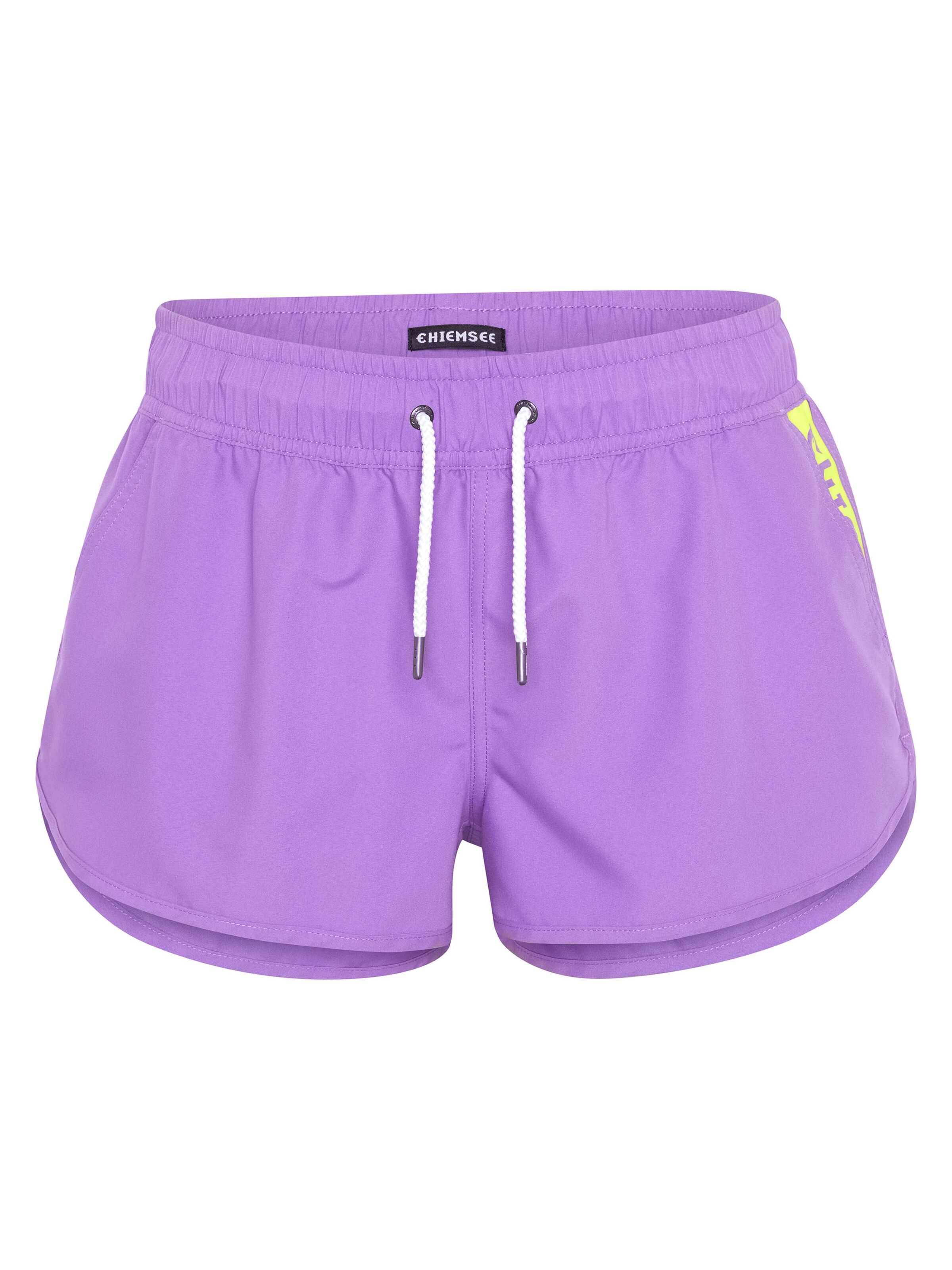 CHIEMSEE Regular Board Shorts in Purple: front