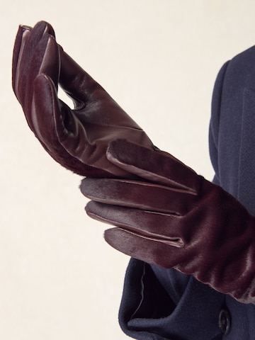 Next Prstové rukavice – hnědá