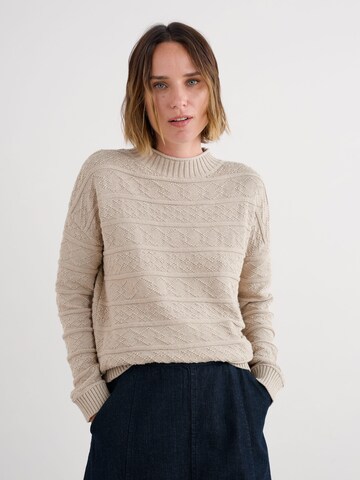 Pull-over 'Penkestle' Seasalt Cornwall en beige : devant