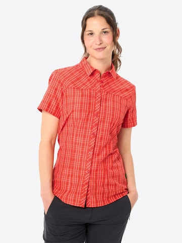 VAUDE Multifunctionele blouse 'Tacun II' in Rood