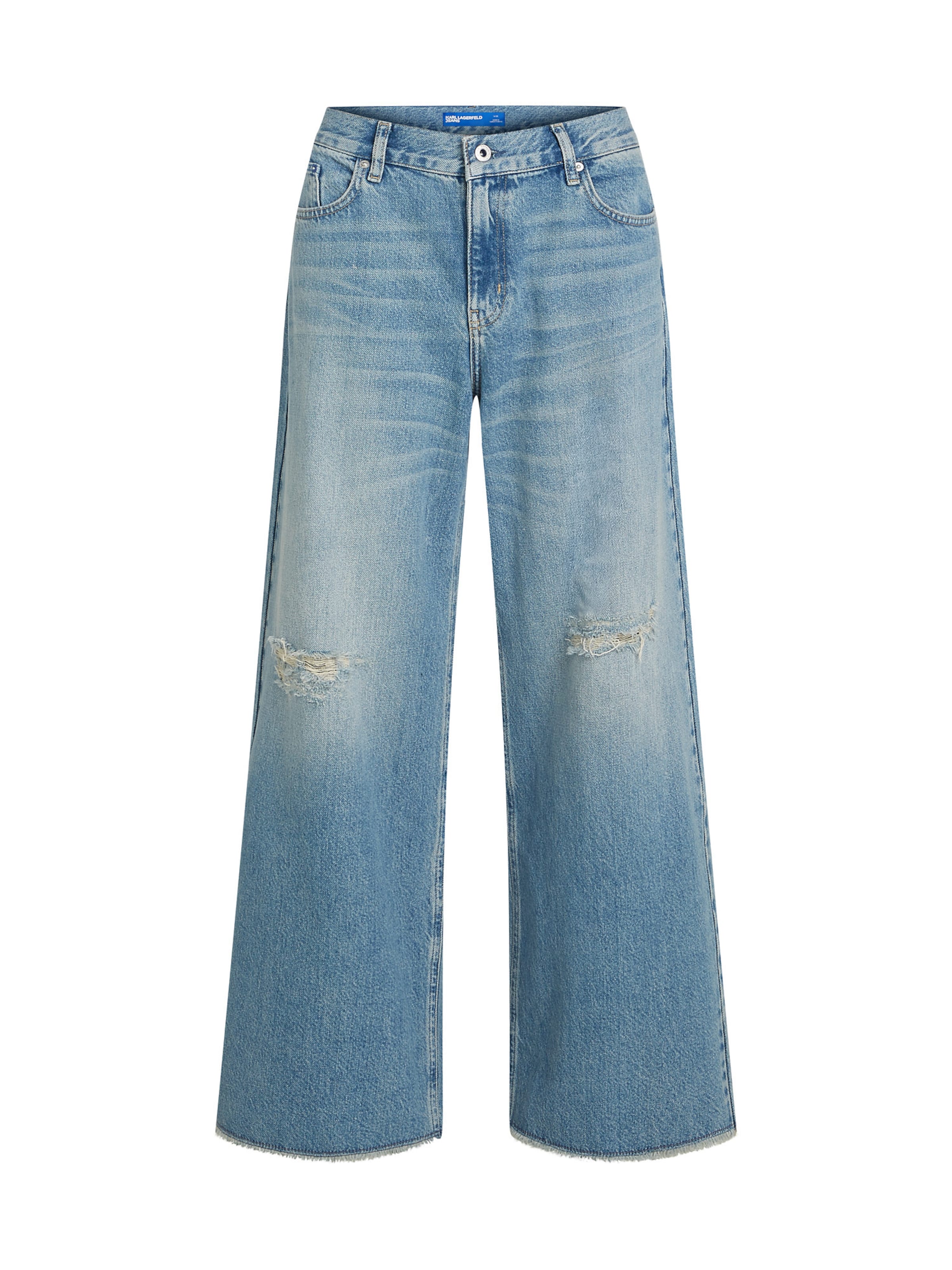 KARL LAGERFELD JEANS Laiad sääred Teksapüksid, värv sinine: eest vaates