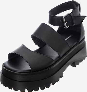 Windsor Smith Sandały 'WOMENS THRILLED SANDALS BLACK PIGMENT' w kolorze czarny: przód