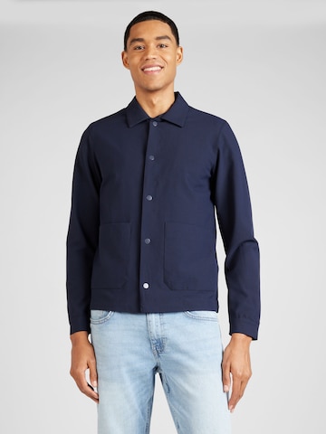 Casual Friday Tussenjas 'Joshua' in Blauw: voorkant