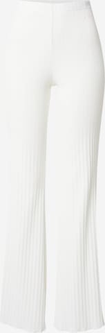 OH APRILFlared/zvonoliki kroj Hlače 'Lyle' - bijela boja: prednji dio