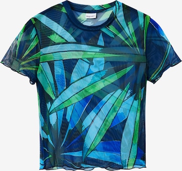 T-shirt Desigual en bleu : devant