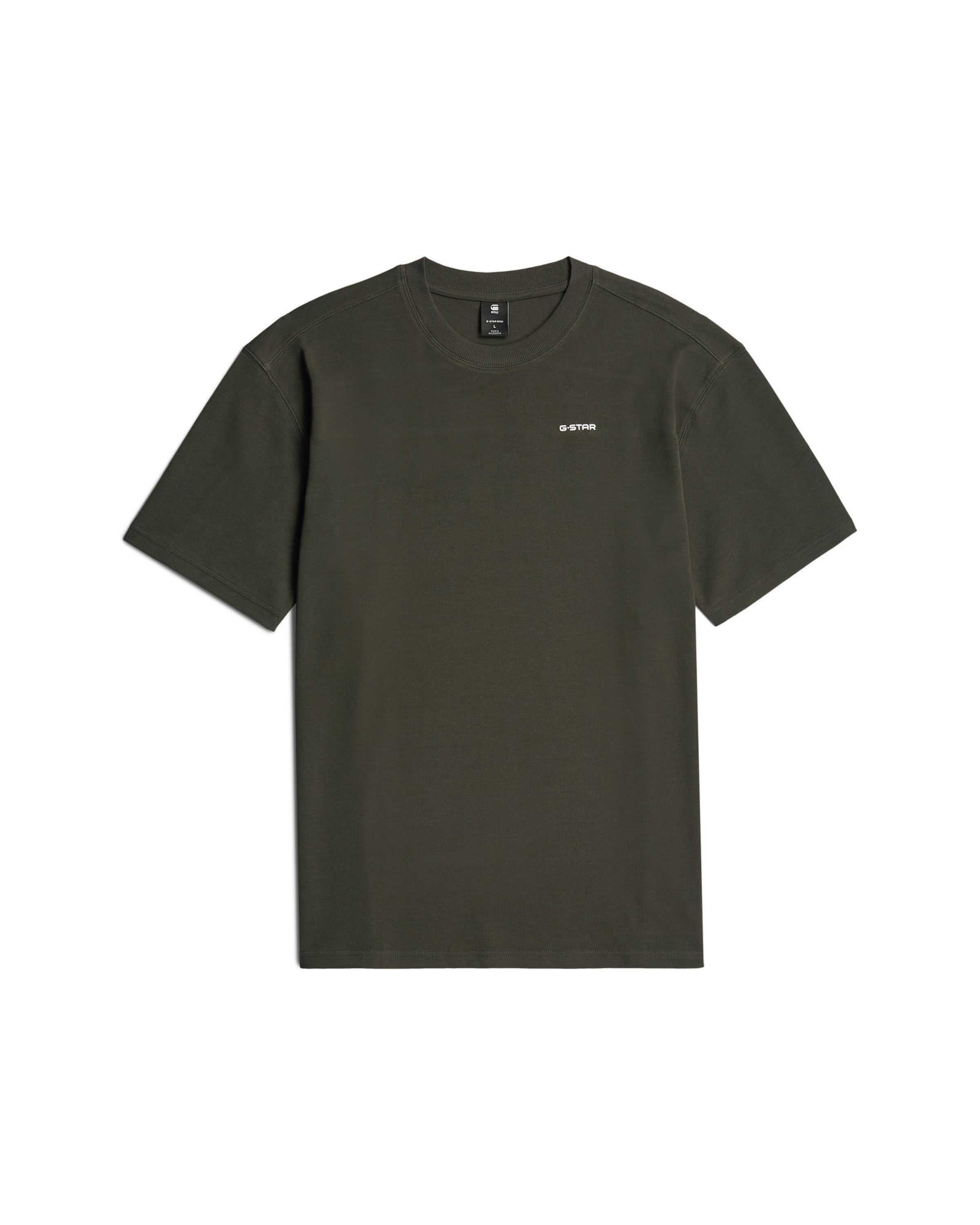 G-STAR Shirt 'Rib Insert Relaxed' in Khaki, Item view