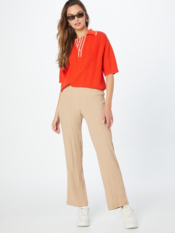 Regular Pantalon 'NEVARS' Résumé en beige