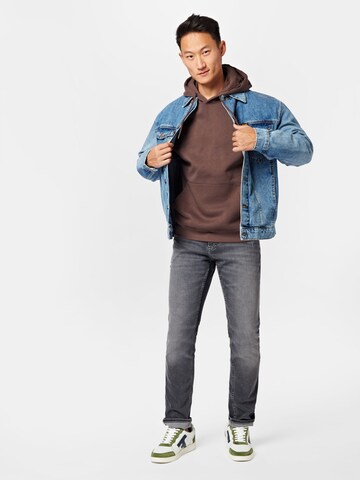 JACK & JONES كنزة رياضية 'BRINK' بلون بني